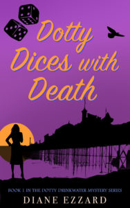  “Suspicious death of local DJ,” read the headlines. The man of Dotty’s dreams turns into something of a nightmare.
Meeting the tall, dark, handsome foreigner at her new job in the casino, Dotty thinks all her Christmases have come at once. Instead, she discovers a trail of lies and deceit, to say nothing of a suspicious package.
Was Dotty the last one to see him alive? Did the police suspect she was involved?
With the help of her friends, Dotty sets out to unravel the mystery around the tragic murder.
She should never have ignored the warning given by the mystery woman.

This is Book 1 in the Dotty Drinkwater Mystery Series - a cozy mystery full of laugh out loud moments and crazy capers.
Grab your copy now. 
